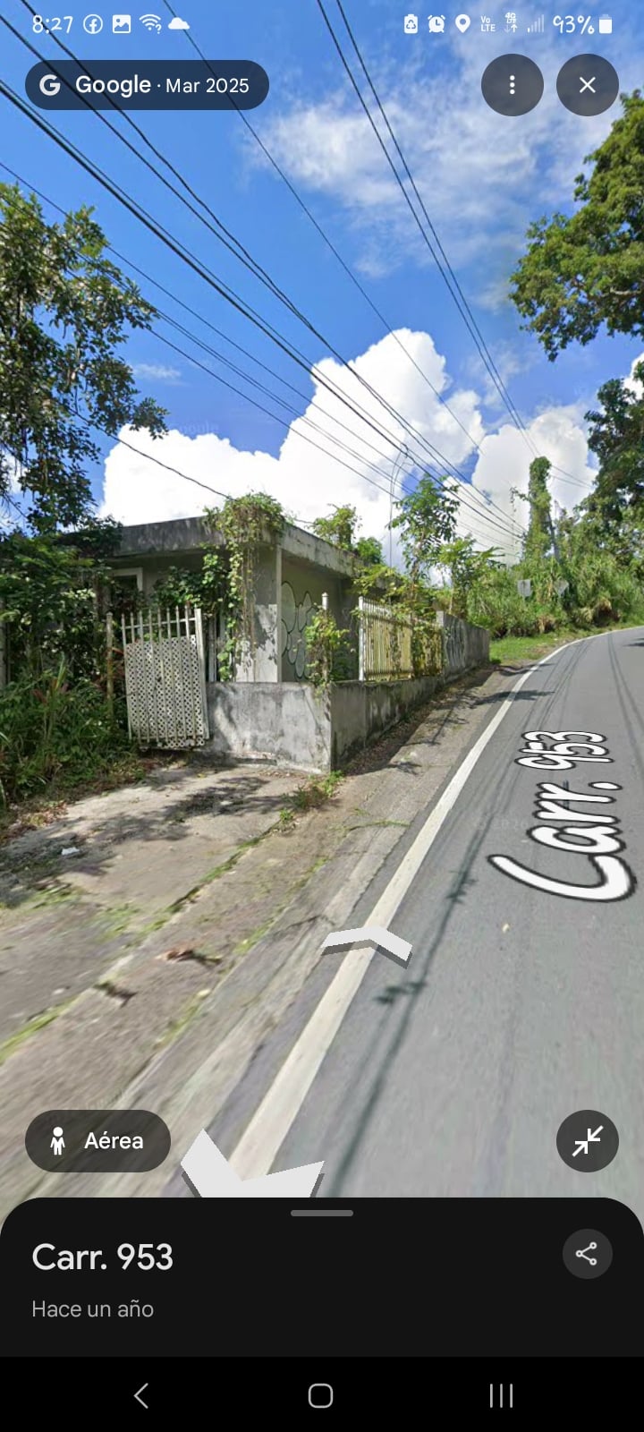 Reporte ciudadano de estorbo público en Carretera 953, Canóvanas, PR 00729, Canóvanas